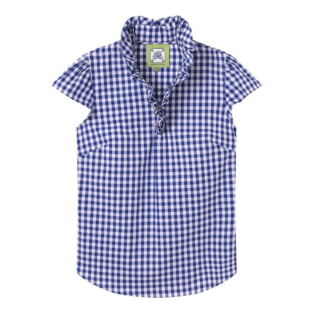 Elizabeth McKay Elizabeth Shirt Thin Blue Check